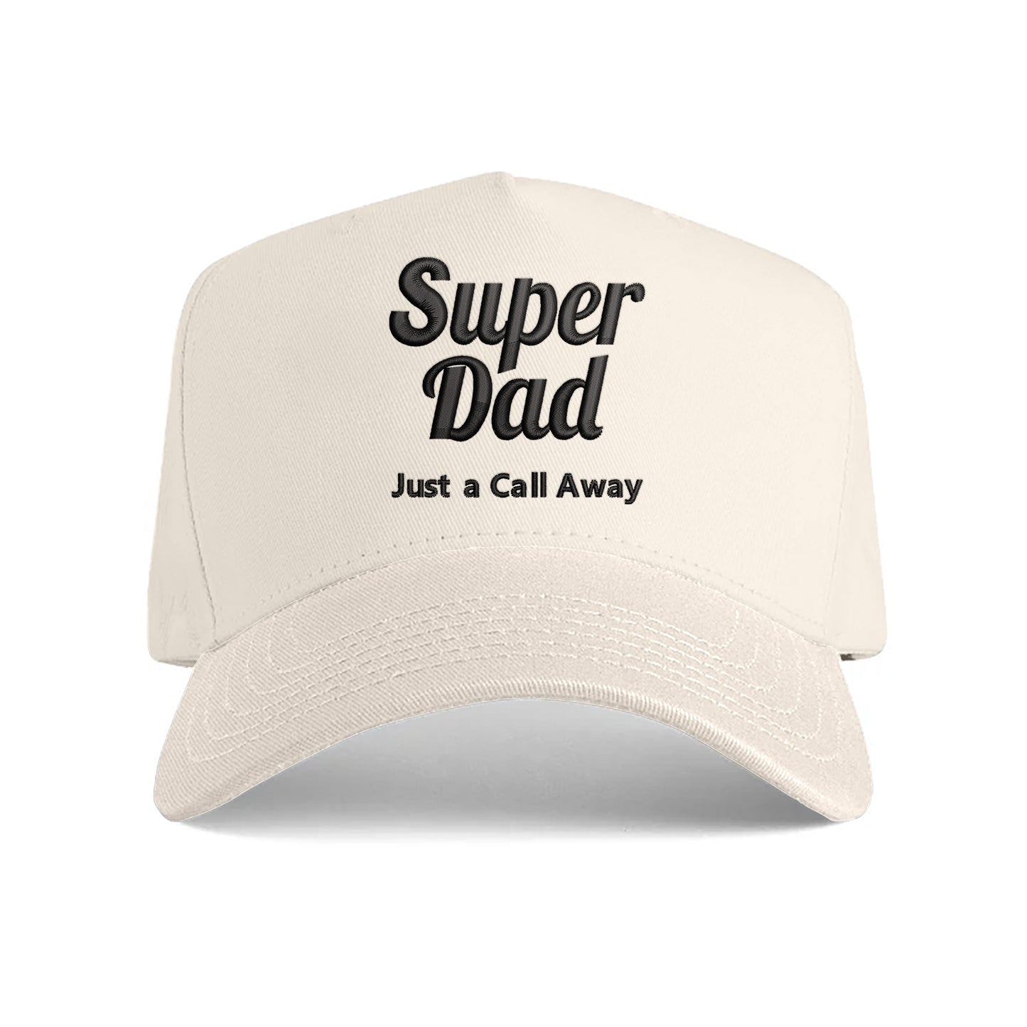 White - Embroidered Black